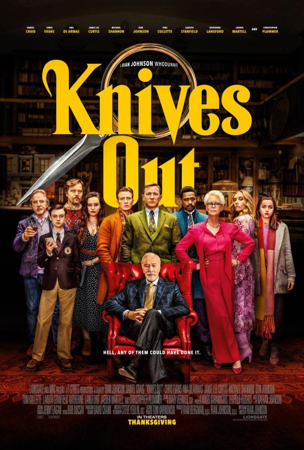 Póster de 'Knives Out' (Imagen: IMDb)