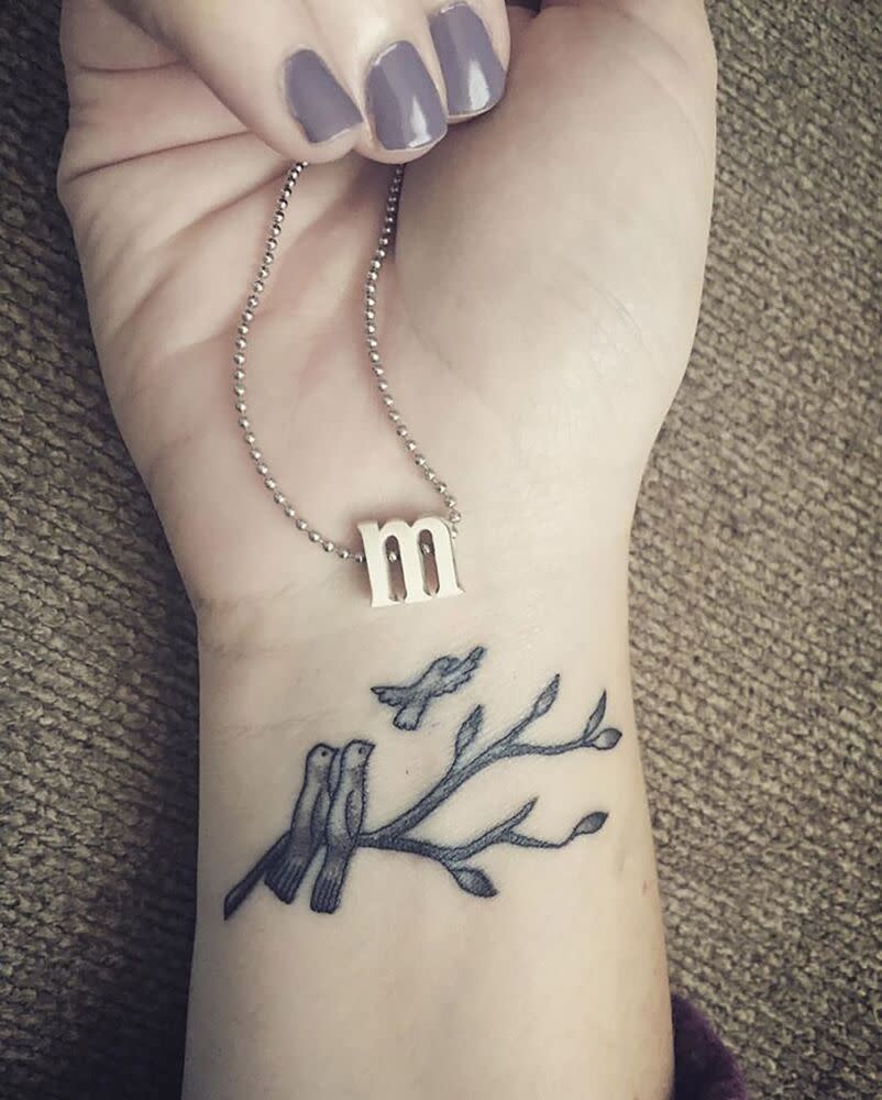 Tattoo on Jessica's wrist in memory of son, Max | Courtesy of Jessica