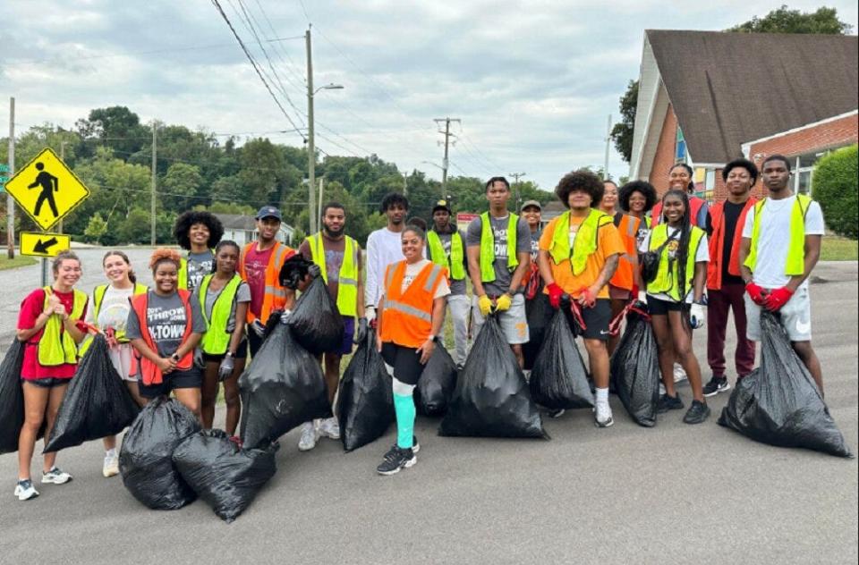 These volunteers worked hard to fill those trash bags at the recent East Knoxville Community Cleanup hosted by Keep Knoxville Beautiful. Sept. 16, 2023