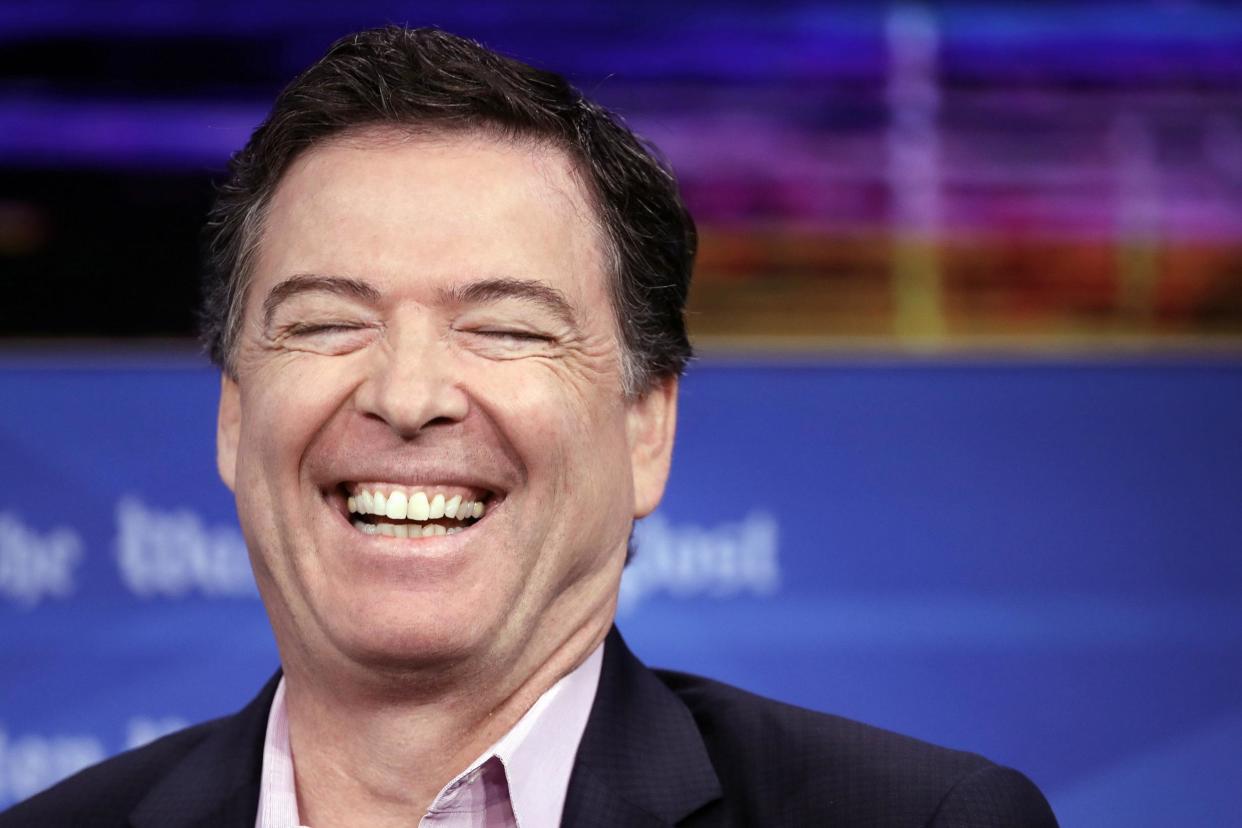 Wet work: James Comey (Photo Win McNamee/Getty Images): Getty Images