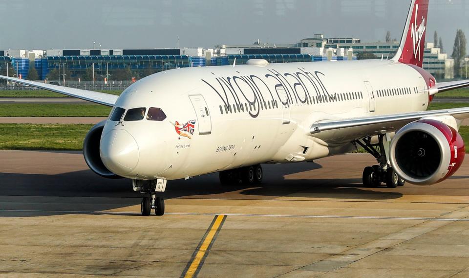 Demand for flights from the US to the UK have surged since the Government announced it would scrap the quarantine requirement for fully vaccinated travellers (Steve Parsons/PA) (PA Archive)