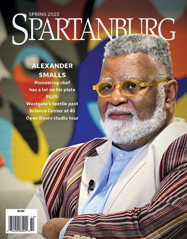Alexander Smalls on Spartanburg Magazine Spring 2023 cover