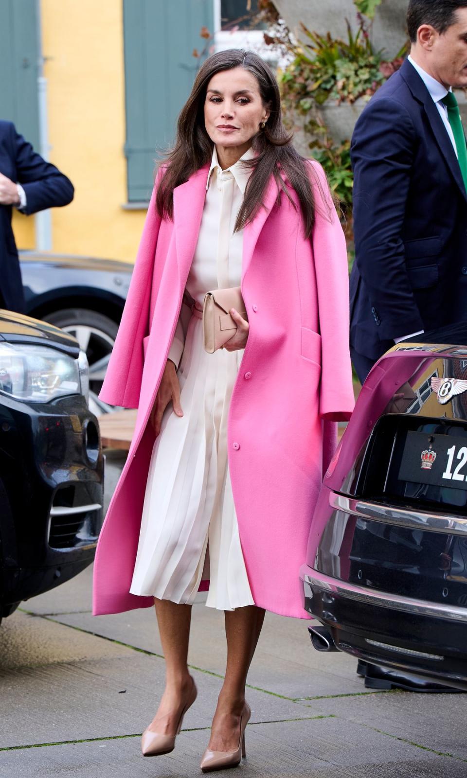 La reina Letizia durante su viaje de Estado a Dinamarca en noviembre de 2023