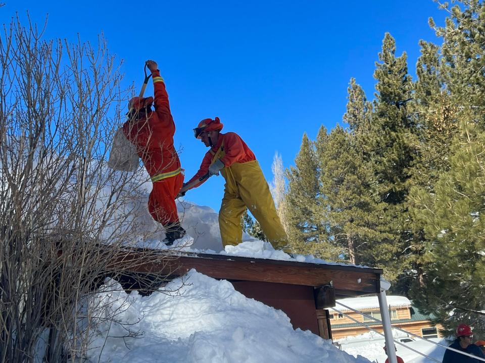 Nearly 260 Cal Fire employees worked alongside San Bernardino County Fire and other agencies in the ongoing efforts to mitigate the effects of excessive snowfall in the local mountains.