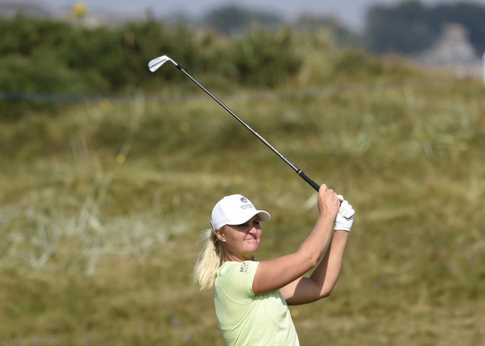 Anna Nordqvist partnered Matilda Castren to victory on the opening day of the 17th Solheim Cup (Ian Rutherford/PA) (PA Wire)