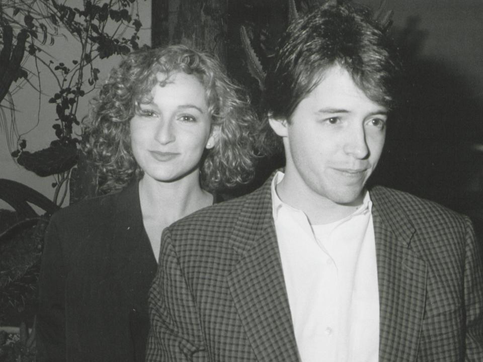 Jennifer Grey and Matthew Broderick