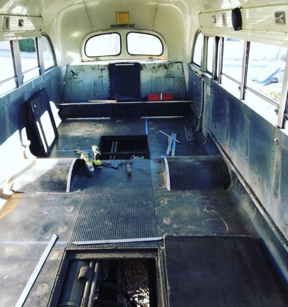 Adelita school bus tiny house