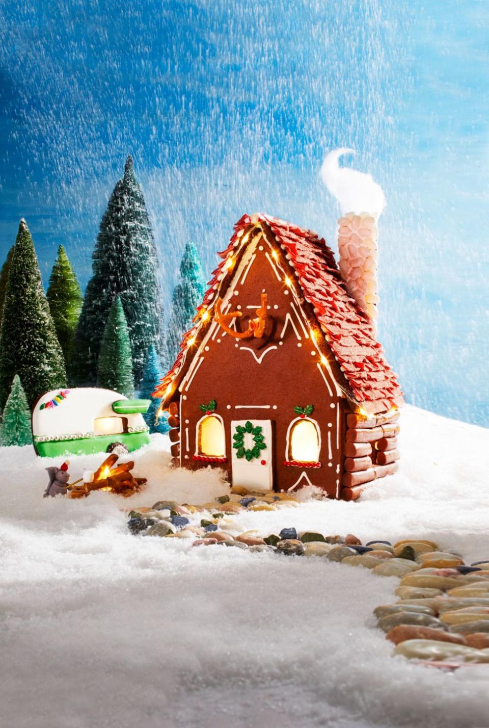 Rustic Gingerbread House