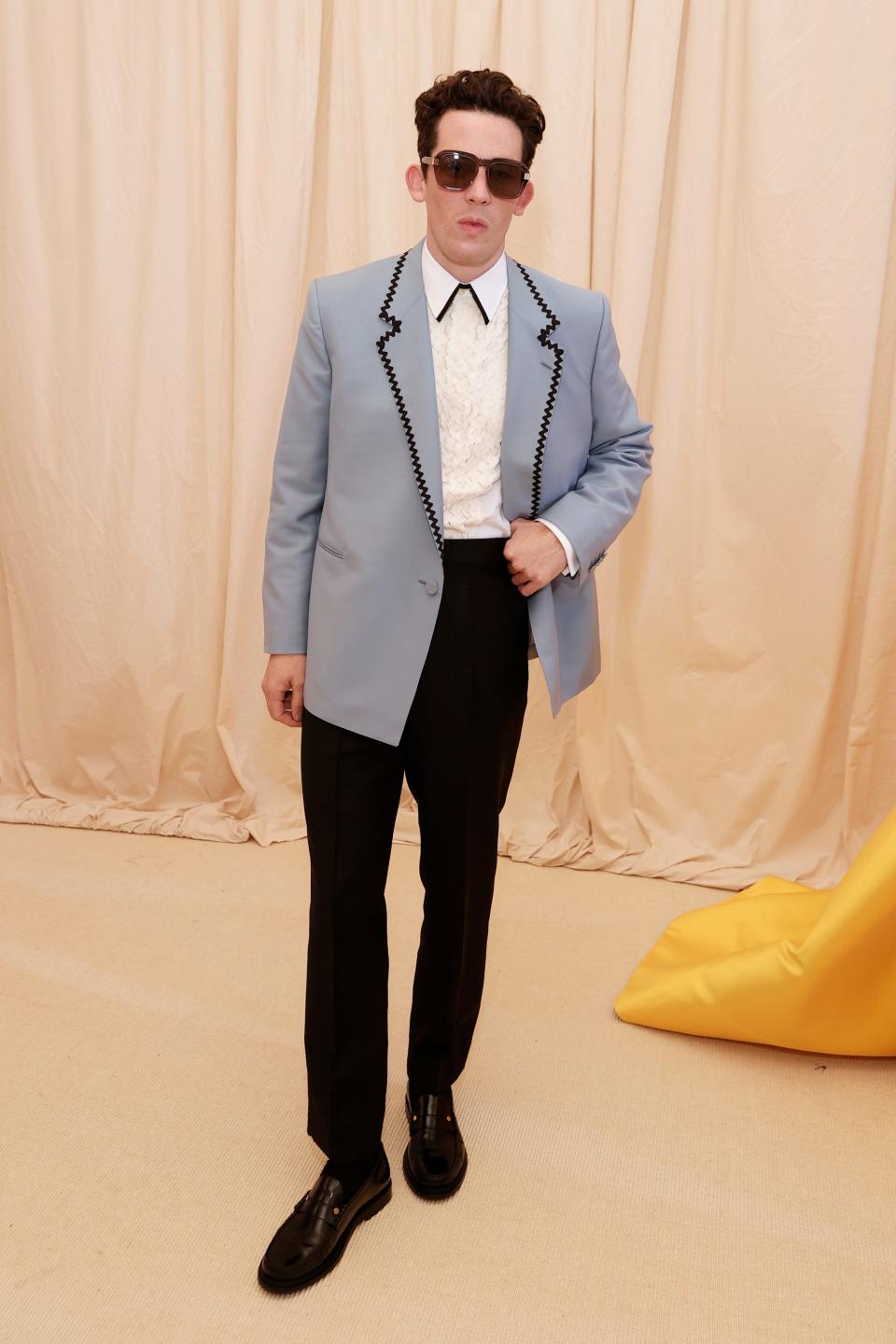 Josh O'Connor at the 2021 Met Gala.