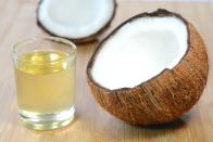 <p>And the 'Most Controversial Oil of the Year' award goes to...</p><p>Coconut oil is subject to both a lot of praise and a lot of criticism, and both are valid. </p><p>Trendy coconut oil is very stable and has a high smoke point, which make it well-suited for high-heat cooking, says Lakatos. Plus, it’s also relatively high in antioxidants. </p><p>However, it <em>is </em>high in saturated fat, and though some argue that saturated fat from plants isn't as harmful as saturated fat from animals, research has yet to confirm the difference. </p><p>Still, Lakatos loves the slightly-sweet flavor, and sometimes sprays skillets with coconut oil for stovetop cooking. </p><p>While you don't need need to cut the stuff out completely, don't make it your go-to oil just yet. </p><p><em>Nutrition per tablespoon: 121 calories, 13.4 g fat (12.2 g saturated, 1 g monounsaturated, 0.2 g polyunsaturated), 0 mg sodium, 0 g carbs, 0 g sugar, 0 g fiber, 0 g protein</em></p>