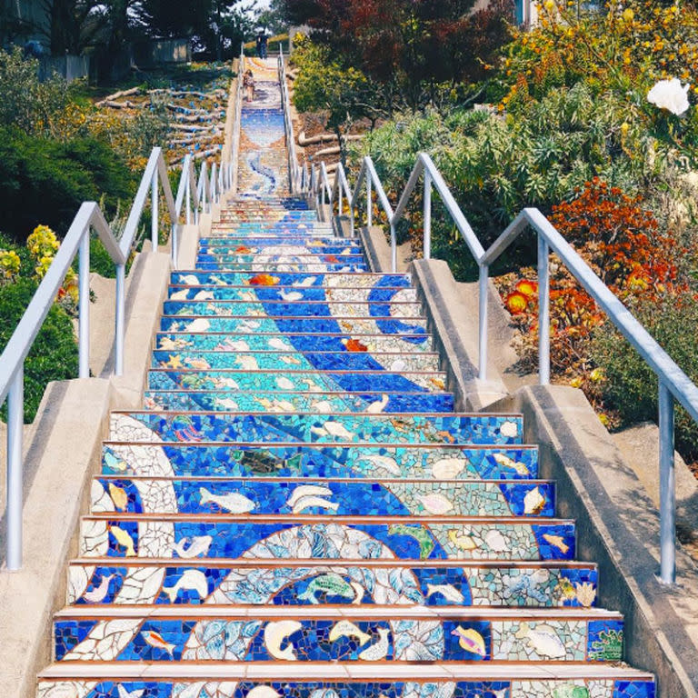 16th Street Tiled Steps