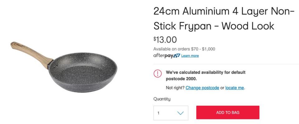 $13 kmart frying pan people love