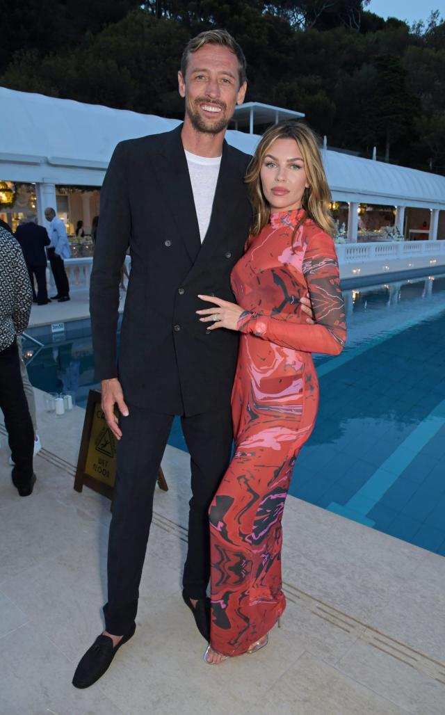SAINT-JEAN-CAP-FERRAT, FRANCE - JUNE 21: Peter Crouch and Abbey Clancy attend the reveal of THE JOURNEY presented by Sassan Behnam-Bakhtiar and Ali Jassim at The Four Seasons Grand-Hotel du Cap-Ferrat on June 21, 2022 in Saint-Jean-Cap-Ferrat, France. (Photo by David M. Benett/Dave Benett/Getty Images for Sassan Behnam-Bakhtiar)