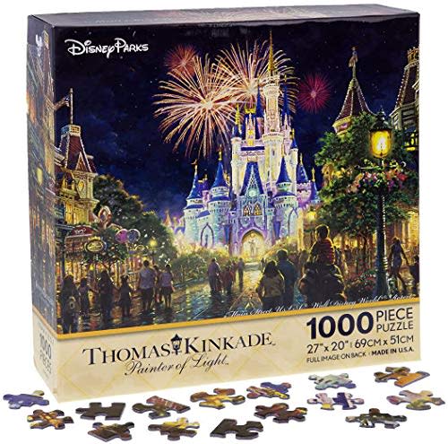 Walt Disney World Thomas Kinkade Main Street U.S.A. Fireworks 27