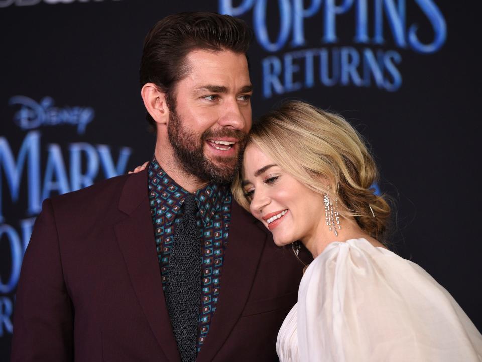 Emily Blunt and John Krasinski.