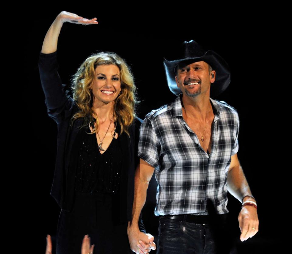 Tim McGraw and Faith Hill perform live in concert at the Rod Laver Arena on March 20, 2012, in Melbourne, AustraliaTim McGraw and Faith Hill perform live in concert at the Rod Laver Arena on March 20, 2012, in Melbourne, Australia