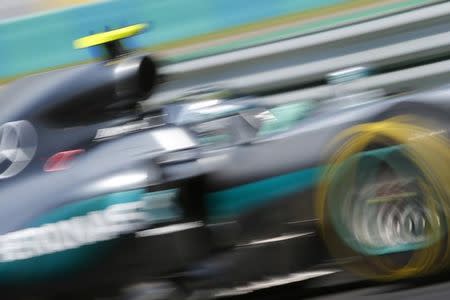 Hungary Formula One - F1 - Hungarian Grand Prix 2016 - Hungaroring, Hungary - 24/7/16 Mercedes' Nico Rosberg during the race REUTERS/Laszlo Balogh