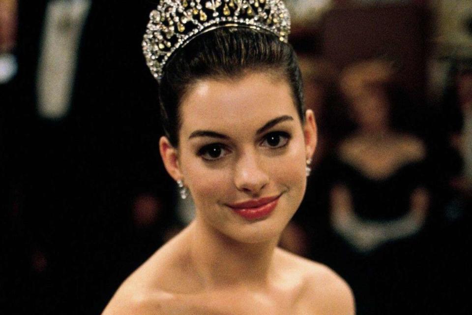 <p>AJ Pics / Alamy Stock Photo</p> Anne Hathaway in "The Princess Diaries"