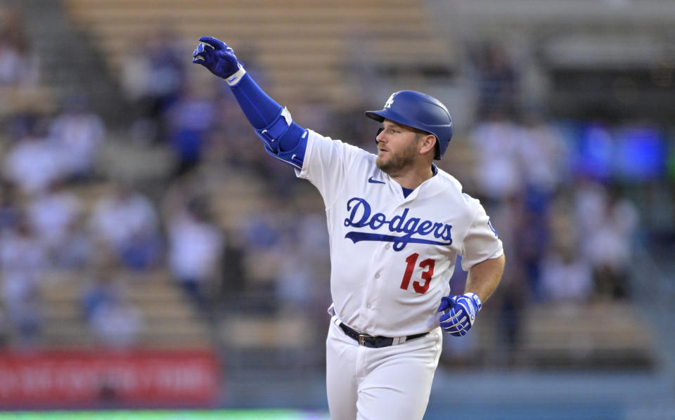 道奇此役靠著4發煙火秀炸傷響尾蛇。（MLB Photo by Jayne Kamin-Oncea/Getty Images）