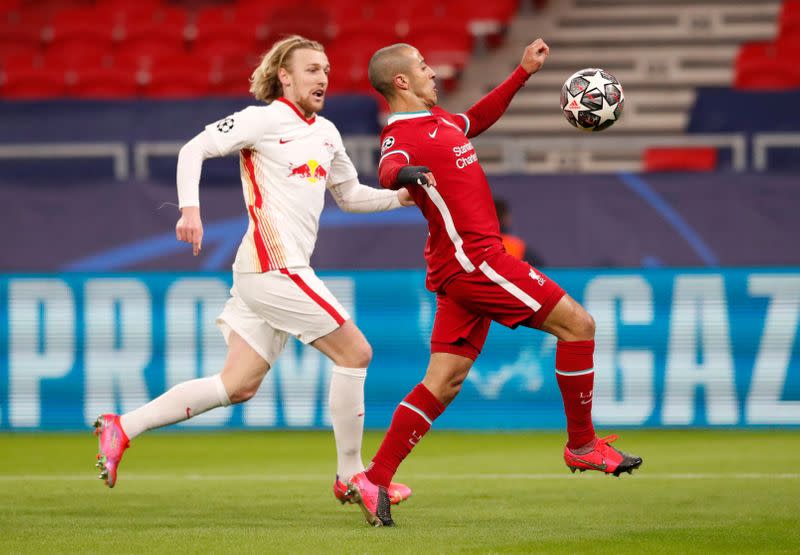 FILE PHOTO: Champions League - Round of 16 Second Leg - Liverpool v RB Leipzig