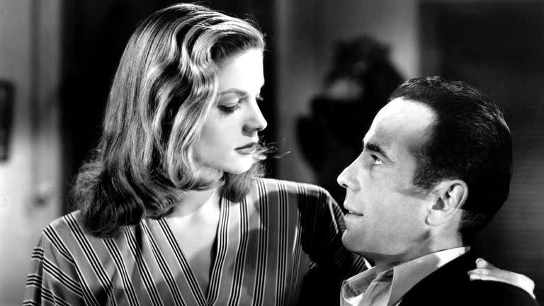 Humphrey Bogart y Lauren Bacall se enamoraron durante el rodaje de la película.