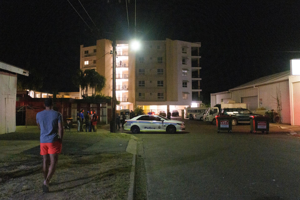 The Palms Motel where the first fatal shooting took place.