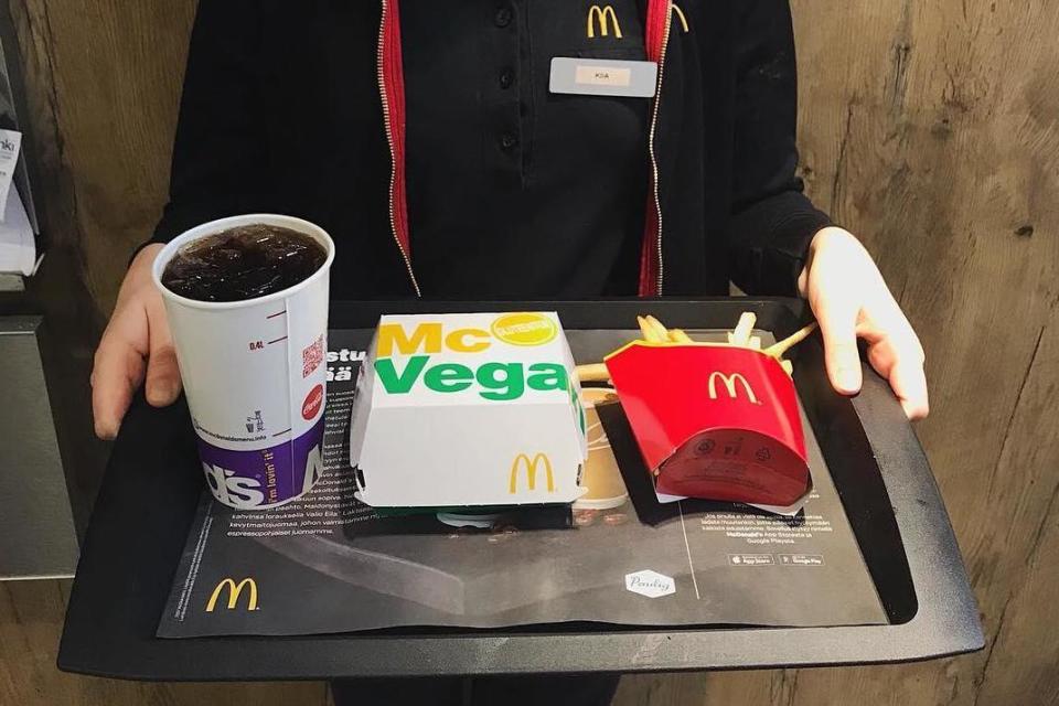 Plant-based patties: The McVegan officially launched today: McDonaldssuomi/Instagram