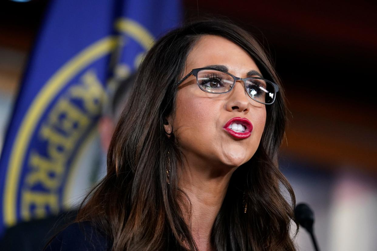 Rep. Lauren Boebert, R-Colo., at the Capitol in Washington, Wednesday, June 8, 2022. (AP Photo/J. Scott Applewhite)