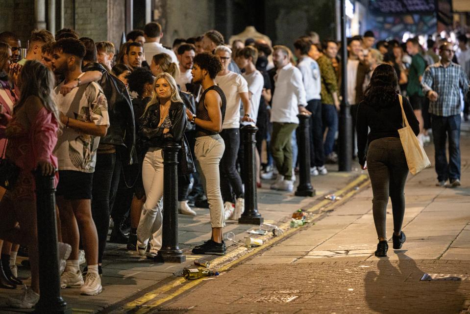 Queue for Heaven, one of the capital’s most famous clubs. Now the owners are hoping young people will line up for jabs (Getty Images)