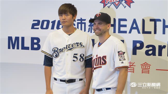 王維中和雙城隊王牌二壘手Brian Dozier。（圖／資料照）