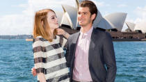 Our hearts are breaking! Emma Stone and Andrew Garfield are reportedly on a break, a source tells <em>People</em>. The cute couple and <em>The Amazing Spider-Man</em> costars were dating for three years. Apparently long distance and crazy work schedules are to blame for the alleged time apart. <em>People's</em> source said, "Emma understands his work anxieties – it's why she originally pulled out of Cabaret last year and only did it this year – but they're taking a break from seeing each other." The source added, "They're both a slave to their schedules. This time last year they were privately discussing marriage." And while it's just a break, we're hoping this one ends like Ross and Rachel on <em>Friends</em>, because they got back together! Take a look back at the cute couple in eight of their most special, public moments. <strong>WATCH: Emma Stone Says She Loves Andrew 'Very Much'</strong> <strong>1. </strong>Three years ago, they gave each other loving looks at a press conference for <em>The Amazing Spider-Man</em> in Madrid. Getty Images <strong>2.</strong> Andrew also held Emma close at the Madrid premiere. Getty Images <strong>3.</strong> In March 2014, they took this adorable candid in Sydney, Australia. Getty Images <strong>4.</strong> That same month, they looked ready for kids with this young Spider-Man in Singapore. Getty Images <strong> PHOTO: Emma Stone and Andrew Garfield Photobomb Together </strong> <strong>5.</strong> And that hand holding during Earth Hour in Singapore couldn't be sweeter! Getty Images <strong>6. </strong>Just one look like this from Andrew, and you'd be in love too! The couple stunned at <em>The Amazing Spider-Man 2</em> premiere in London. Getty Images <strong> WATCH: How These 7 Celeb Couples Really Met! </strong> <strong>7. </strong>There's no doubt Andrew made Emma laugh. At the <em>Magic in the Moonlight</em> premiere in New York City on July 17, 2014, she looks like she's having a ball with him. Getty Images <strong>8.</strong> Remember when they photobombed a fan in January? Instagram Here's to hoping this break isn't really a "break-up" for the adorable duo! Check out some of Emma's greatest ET moments in the video below.