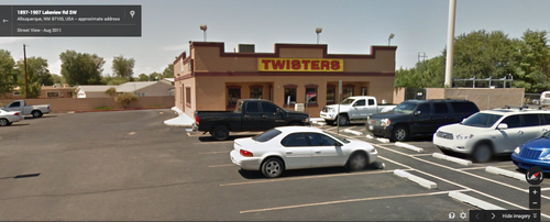 Twisters restaurant on Google Maps