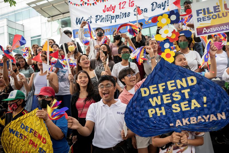 Philippine activists commemorate 7th anniversary of South China Sea ruling