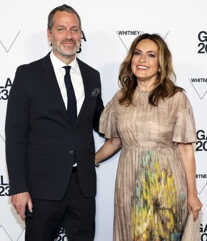 Dia Dipasupil/Getty Peter Hermann and Mariska Hargitay