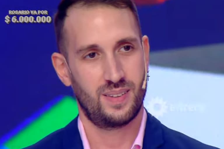 Leandro, el nuevo ganador de Los 8 escalones de los tres millones (Foto: Captura eltrece)