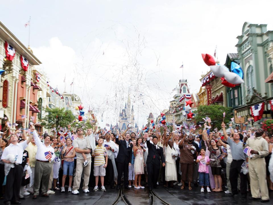 Disney World Hosts Mass Naturalization Ceremony