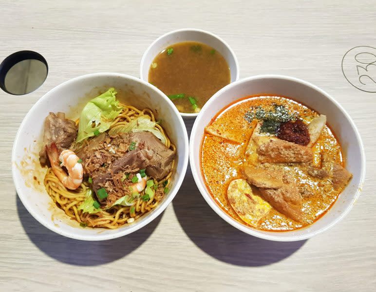 ye lai xiang laksa - dishes