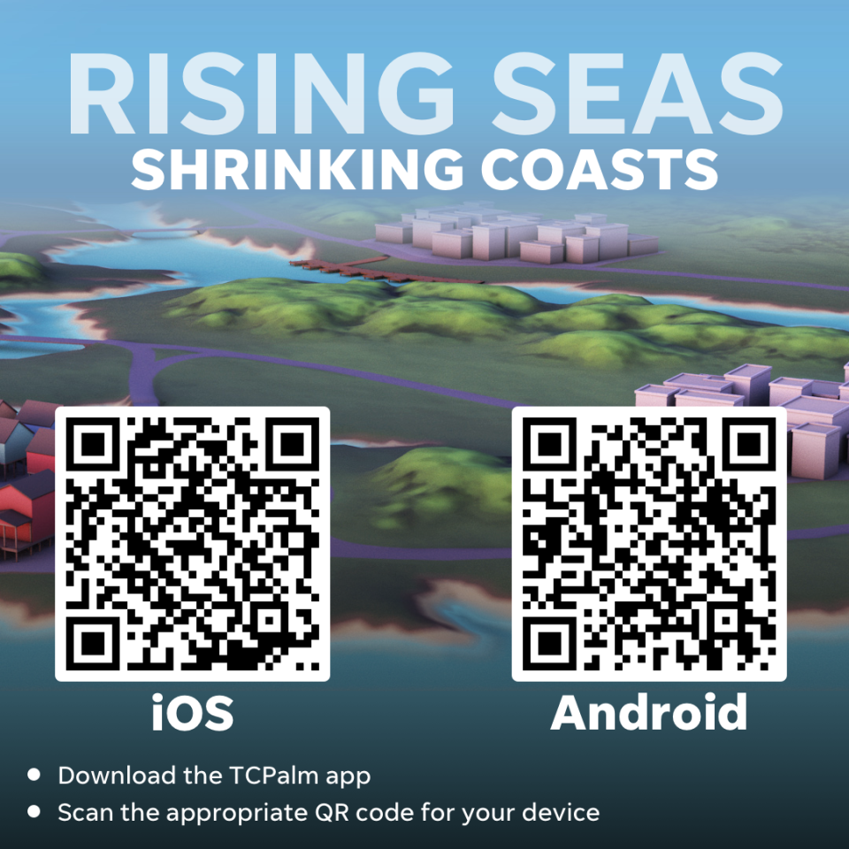 Rising seas, shrinking coasts TCPalm QR codes