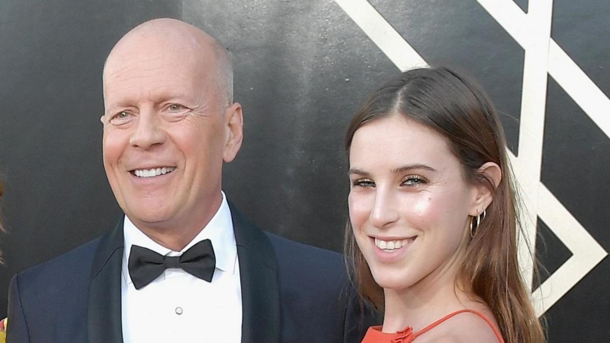 PHOTO: Bruce Willis and Scout Willis attend the Comedy Central Roast of Bruce Willis,  July 14, 2018, in Los Angeles. (Neilson Barnard/Getty Images )