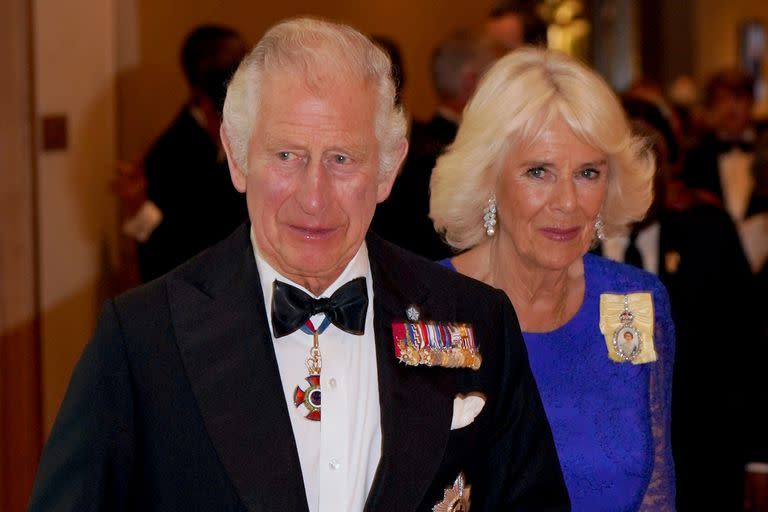 Carlos y Camilla, durante una reciente ceremonia de los jefes de gobierno del Commonwealth 