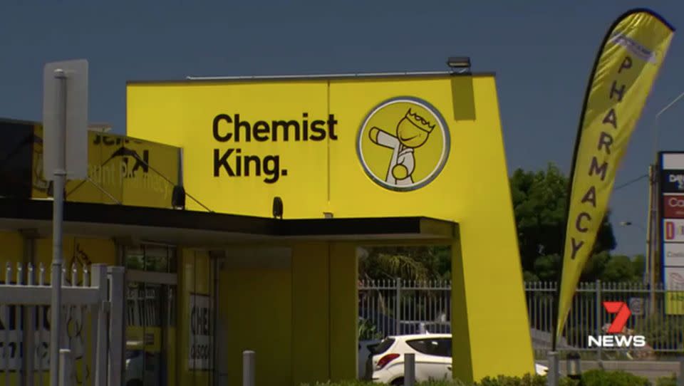 Mrs La Bella bought her tablets from Chemist King in Hectorville. Source: 7 News