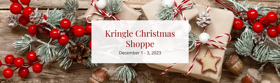 The Haycock Historical Society invites you to visit Kringle Christmas Shoppe