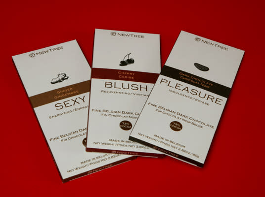 Pleasure, Blush, and Sexy Chocolate Bars