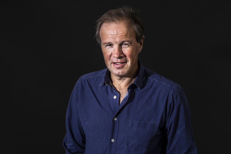 EDINBURGH, SCOTLAND - AUGUST 21: British journalist and novelist Tom Bradby attends a photo call during Edinburgh International Book Festival 2019 on August 21, 2019 in Edinburgh, Scotland. (Photo by Simone Padovani/Awakening/Getty Images)