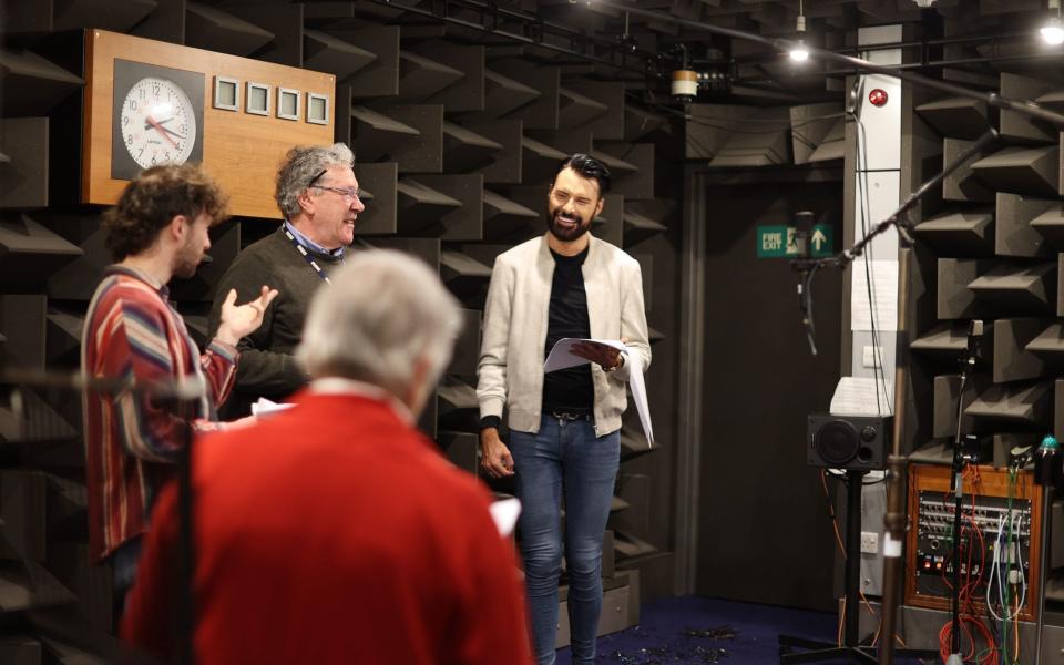 Former X Factor contestant Rylan Clark joined The Archers to record a special Eurovision Song Contest-themed episode - Andrew Smith/BBC