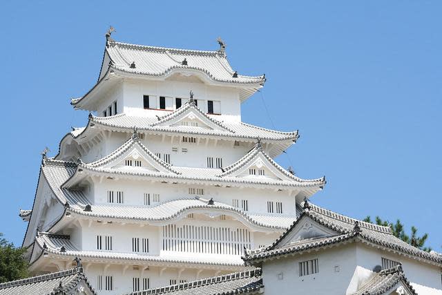 日本姬路城。(網上圖片)