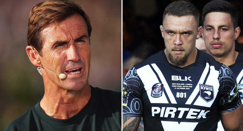 Andrew Johns believes too many experienced players have left Penrith for the club to just lean on its development system to stay competitive. Image: Getty