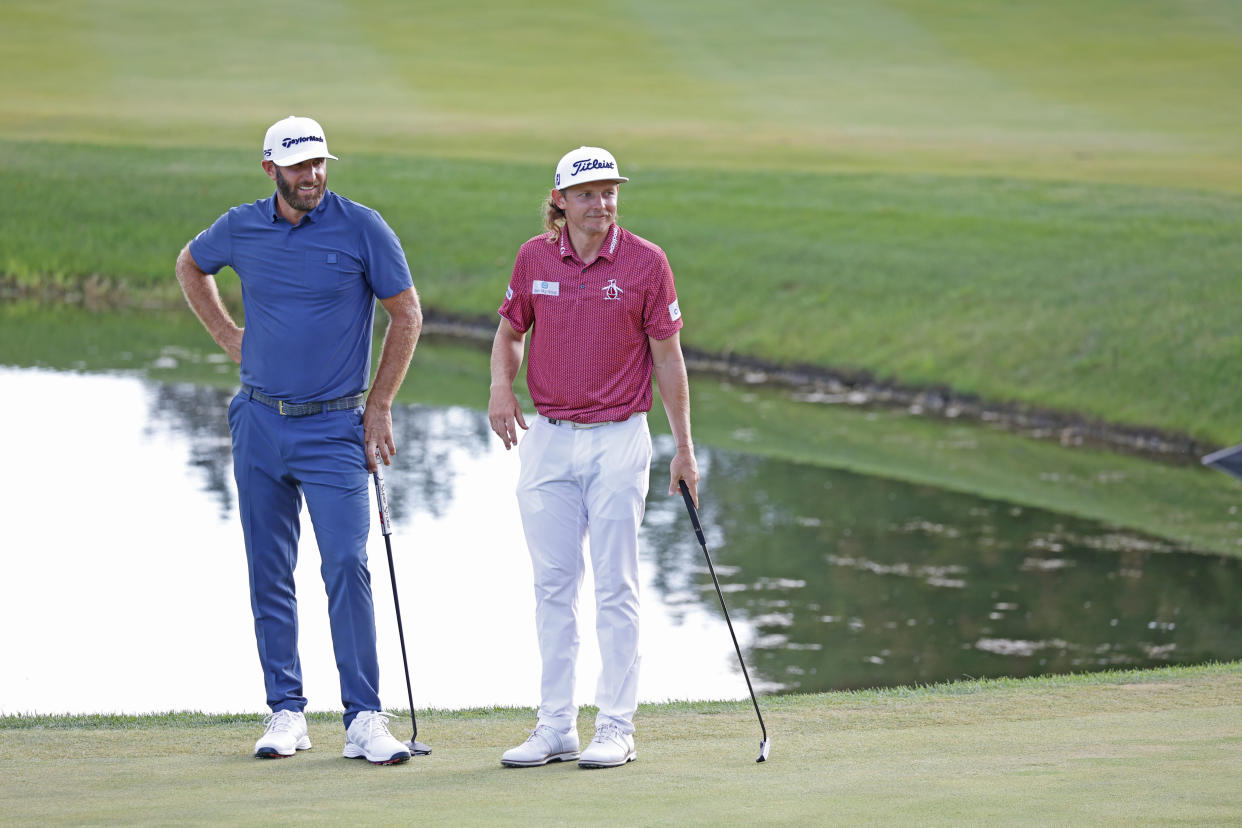 Dustin Johnson and Cam Smith are looking for validation for LIV.  (Brian Spurlock/Icon Sportswire via Getty Images)