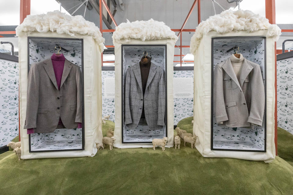 Vitale Barberis Canonico's Saxon Club collection for fall 2025.