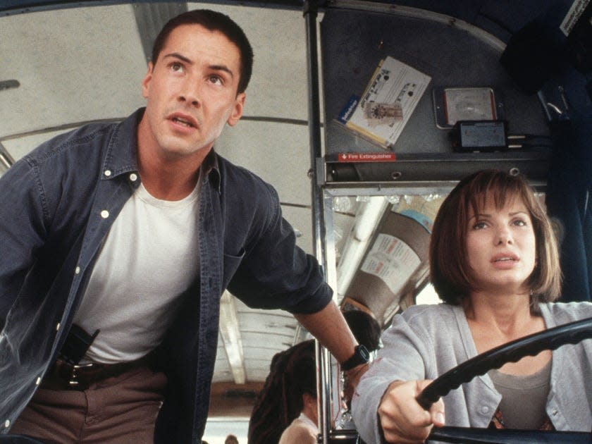 sandra bullock keanu reeves speed